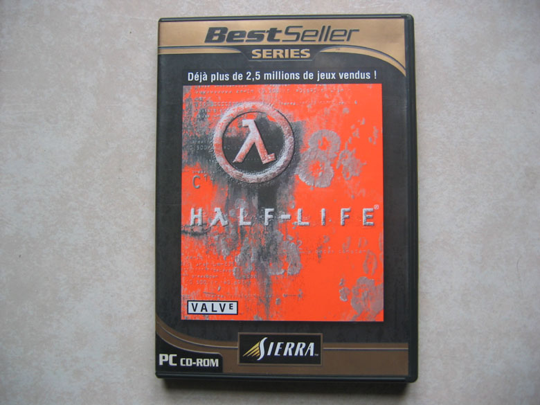 Half-Life, PC CD-Rom  (séries Bestseller) Avec Notice De Jeu. Clé Validé Sur Le Site Officiel De Steam. - PC-games