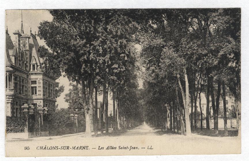95  -  CHALONS-SUR-MARNE  --  Les Allées Saint-Jean - Châtillon-sur-Marne