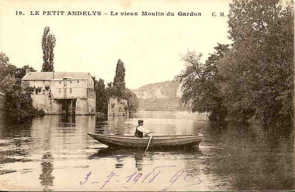 Moulin A Eau- Ref No  34-le Petit Andelys-le Vieux Moulin Du Gardon-bon Etat- - Moulins à Eau