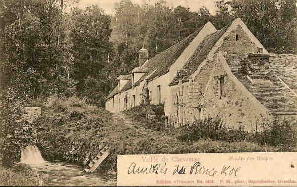 Moulin A Eau- Ref No 17-moulin Des Roches Vallee De Chevreuse-bon Etat - Moulins à Eau