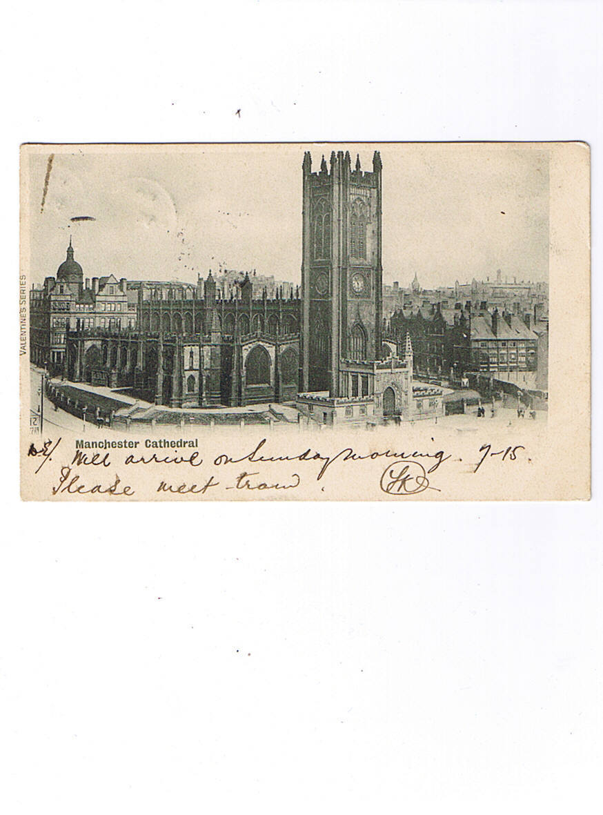 MANCHESTER     Cathedral    Circulée   1903 - Manchester