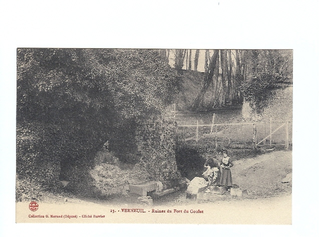 27 Dép.- 23 Verneuil.- Ruines Du Fort Du Goulet. Collection G.Morand (Déposé) - Verneuil-sur-Avre