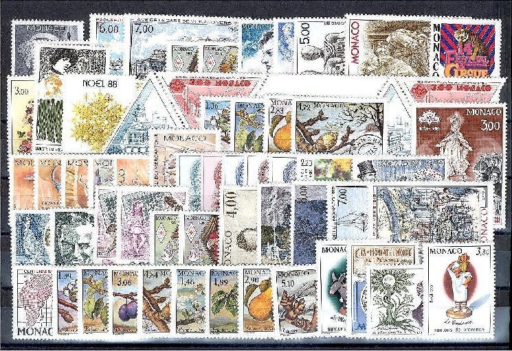 MONACO - SUPERB MODERN GROUP/COLLECTION MINT NEVER HINGED **! - Collections, Lots & Series