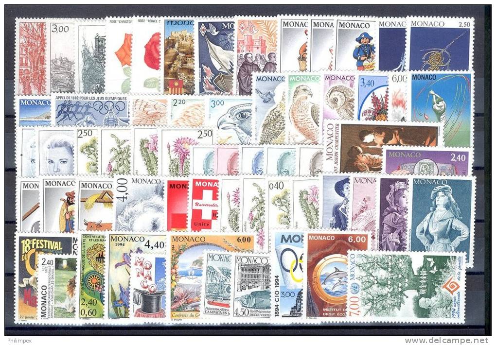 MONACO - SUPERB MODERN GROUP/COLLECTION MINT NEVER HINGED **! - Lots & Serien