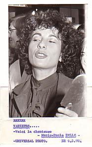 PHOTO DE PRESSE / HC :  Marie-Paule  BELLE  :  PORTRAIT    ( 6 )  1978 - Photographs