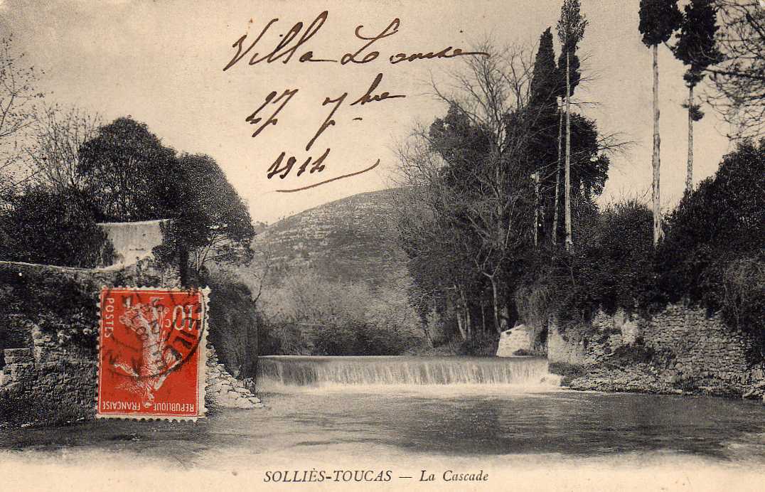 83 SOLLIES TOUCAS Cascade, Ed ??, 1914 - Sollies Pont