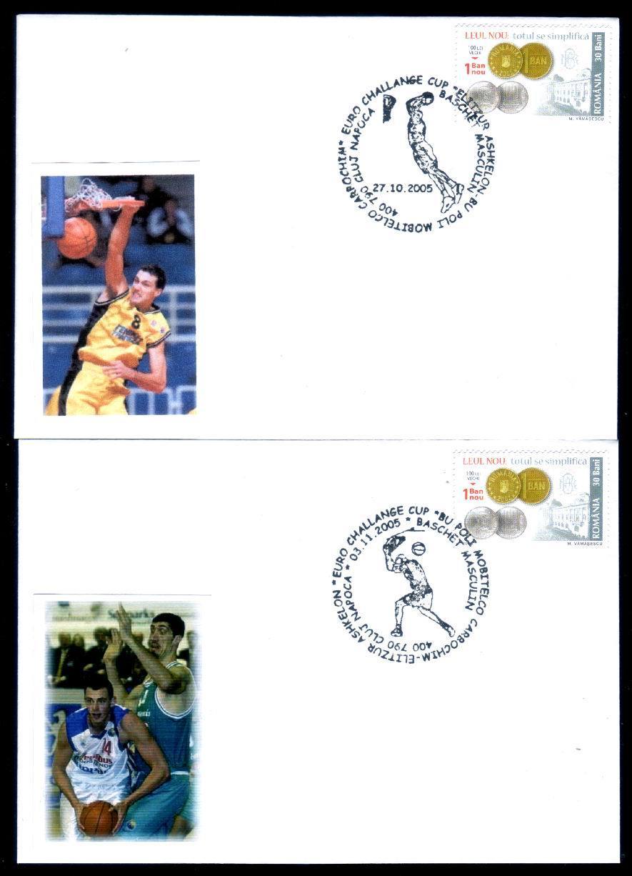 Eurobasket Championship 2005 EURO CHALLANGE CUP 2 Special Cover ,very Rare Cancell. - Basketball