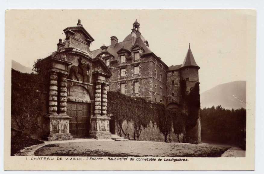 B1 - Château De VIZILLE - L'entrée - Haut Relief Du Connetable De LESDIGUIERES - Vizille