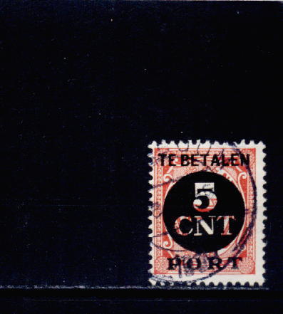 Pays- Bas Taxes Yv.no.74 Oblitere(d) - Taxe