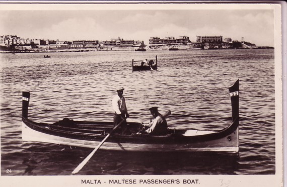 MALTE   Maltese Passenger´s Boat - Malte