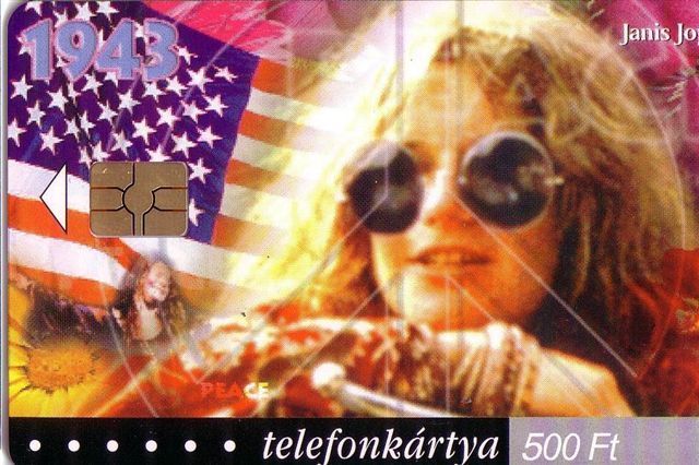 JANIS JOPLIN - Hungary - Rock Music - Musik - Musica - Musical - Musicale - Musique - USA - American Flag - Musique