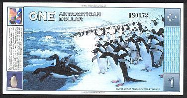 ANTARTIQUE / ANTARCTICA - 1 DOLLAR ANNEE 1996 - UNC / RARE - Greenland