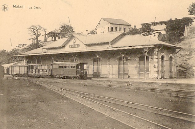 CPA - Matadi - La Gare - Congo Belge