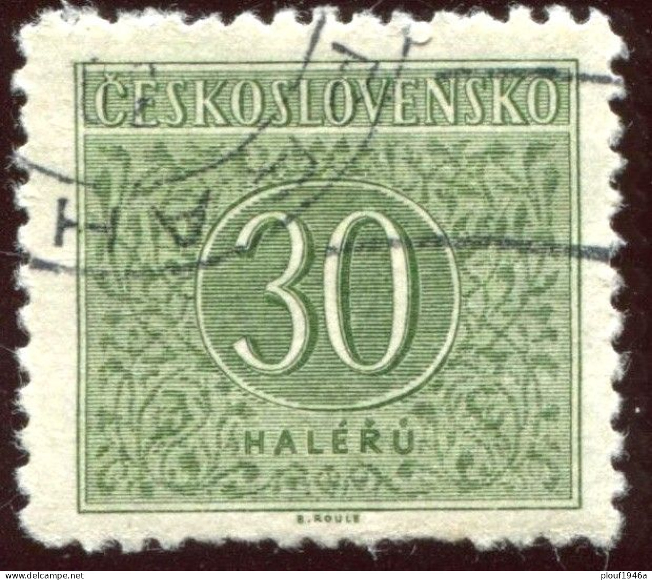 Pays : 464,1 (Tchécoslovaquie : République Démocratique)  Yvert Et Tellier N° : Tx    81 (o) - Postage Due