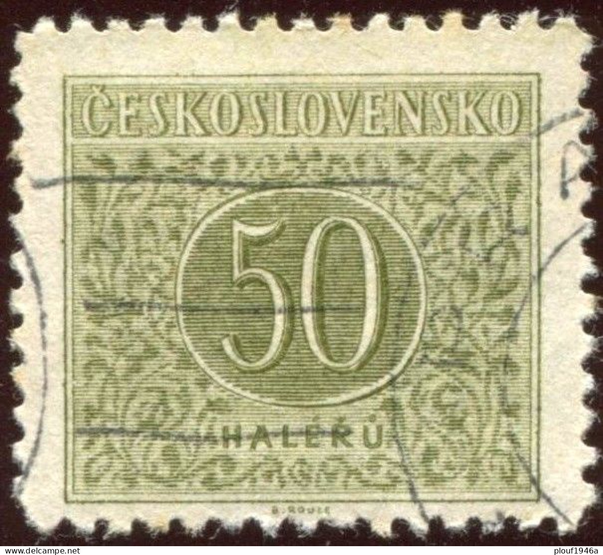 Pays : 464,1 (Tchécoslovaquie : République Démocratique)  Yvert Et Tellier N° : Tx    82 (o) - Postage Due