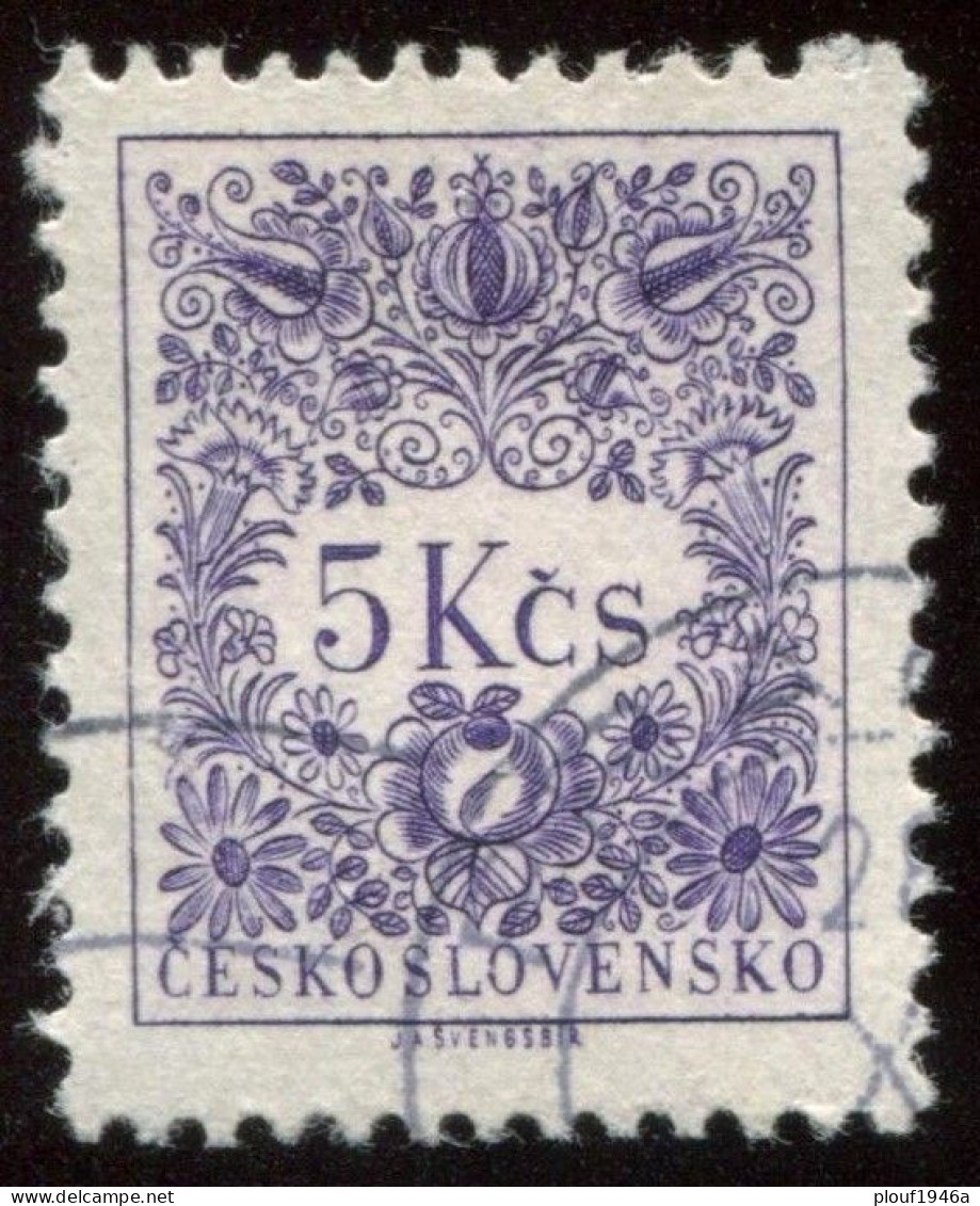 Pays : 464,15 (Tchécoslovaquie : République Socialiste)  Yvert Et Tellier N° : Tx  101 (o) - Postage Due