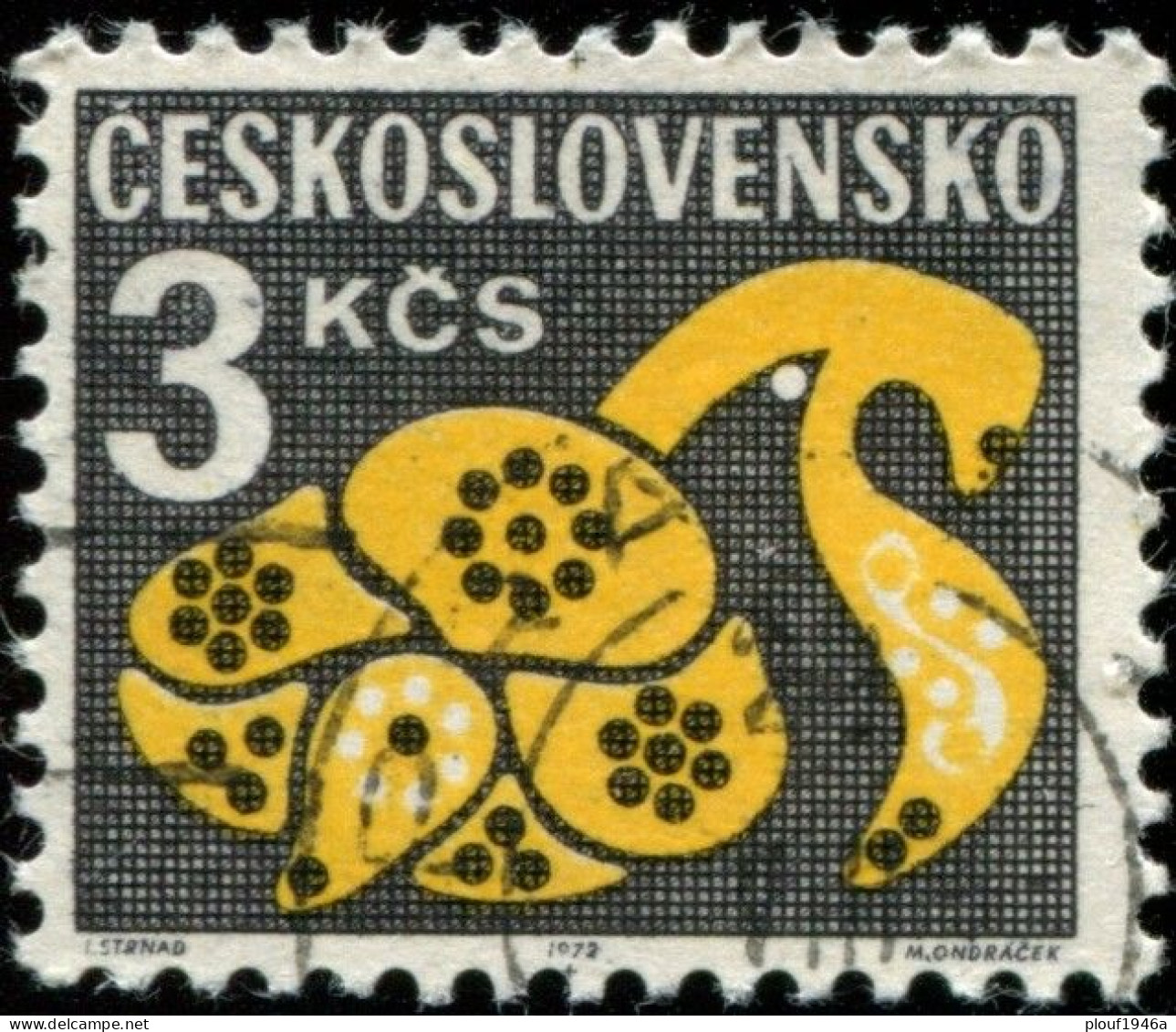 Pays : 464,2 (Tchécoslovaquie : République Fédérale)  Yvert Et Tellier N° : Tx   111 (o) - Postage Due