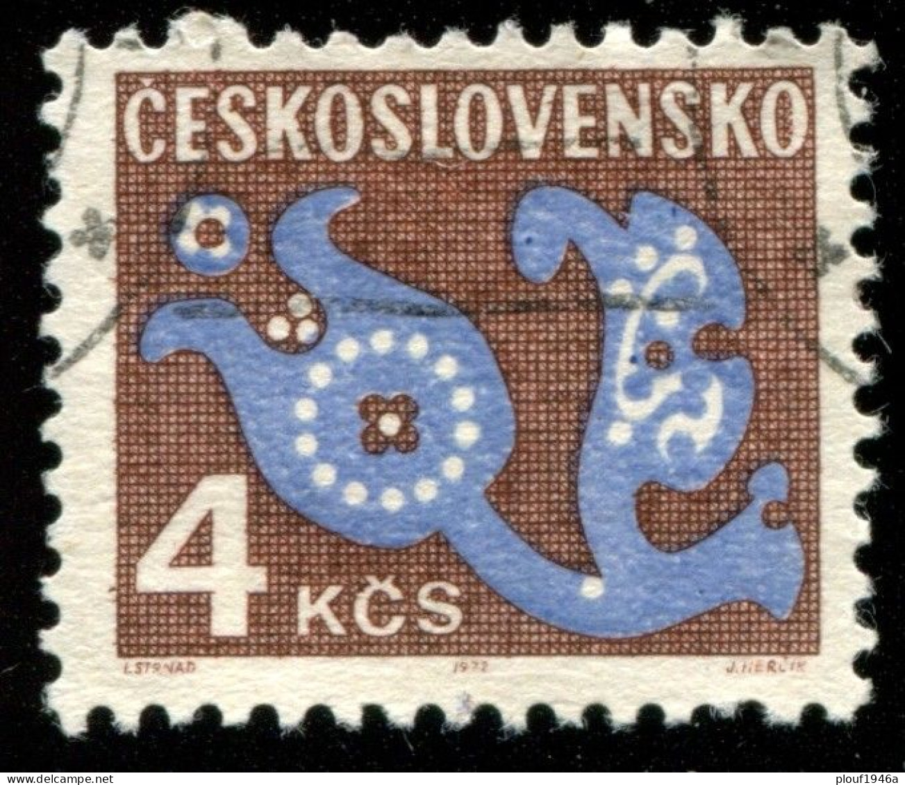 Pays : 464,2 (Tchécoslovaquie : République Fédérale)  Yvert Et Tellier N° : Tx   112 (o) - Postage Due