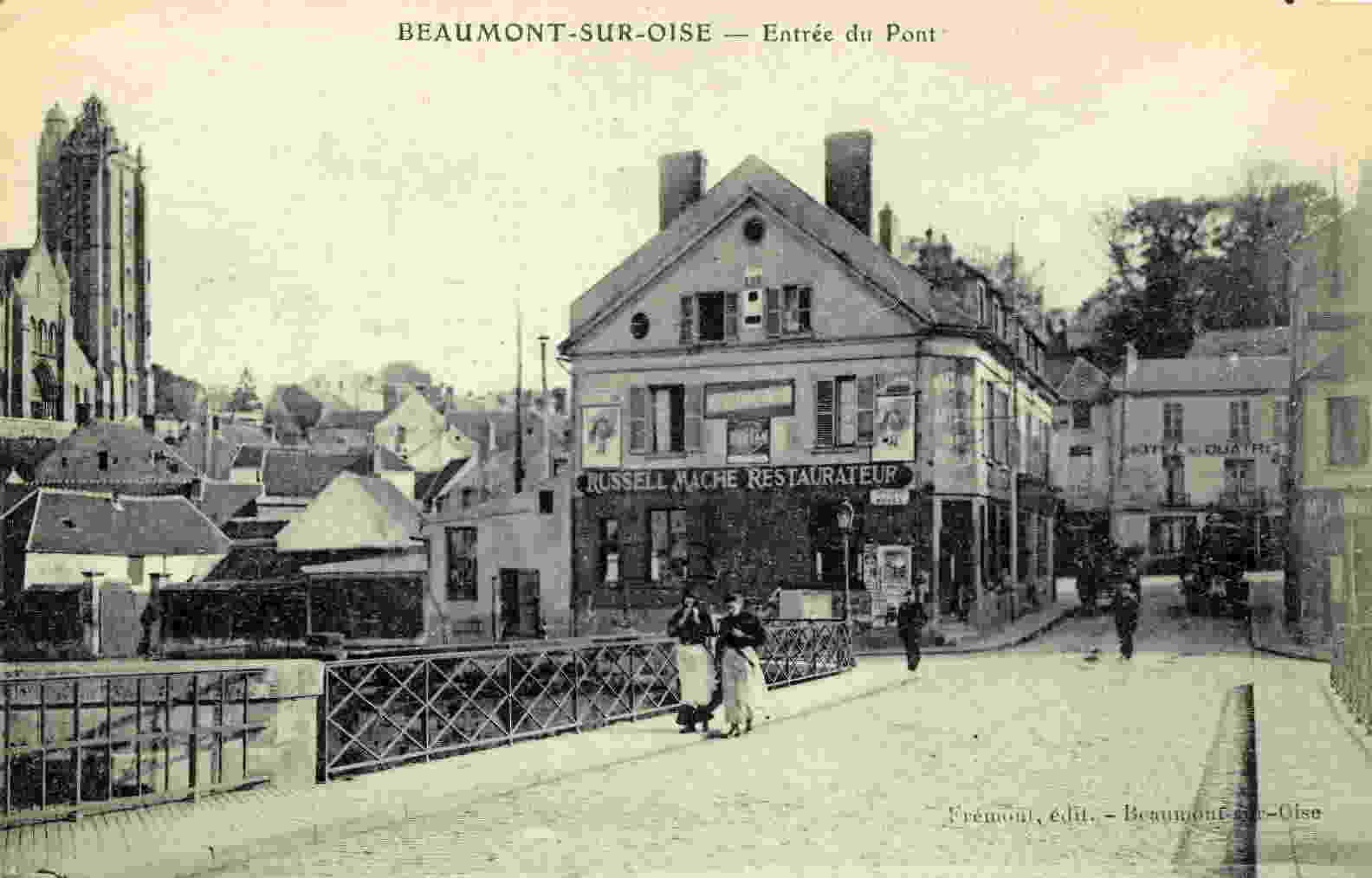 BEAUMONT-SUR-OISE - Entrée Du Pont - Beaumont Sur Oise