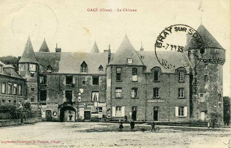 CPA - Gacé (Orne) - Le Château                Ayant Circulé 1933 - Gace