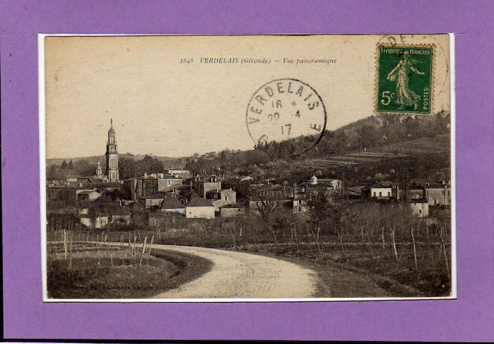 Carte  Postale De Verdelais -- Vue Panoramique - Verdelais