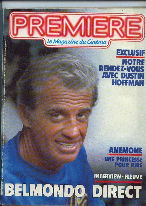 Première Le Magazine Du Cinéma N°103 Jean-paul Belmondo En Couverture - Cinema