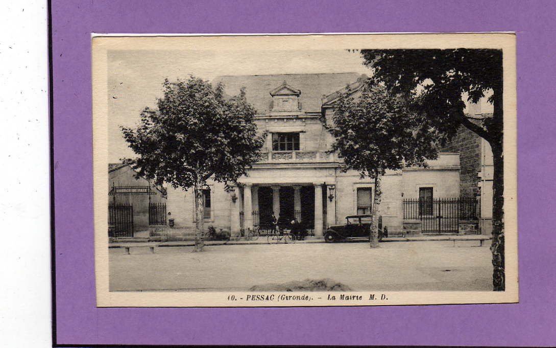 Carte  Postale De Pessac -- La Mairie - Pessac