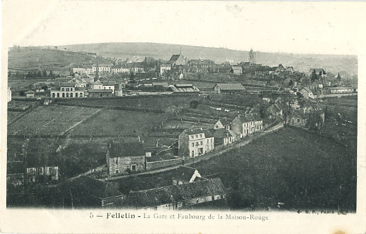 23 - CREUSE - FELLETIN - GARE - TRAIN - CHATEAU D'EAU - FAUBOURG De La MAISON ROUGE - BF 5 - Felletin