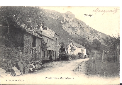 BELGIQUE SOSOYE ROUTE VERS MAREDSOUS - Anhee