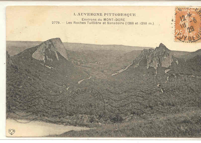 2282 L'auvergen Pittoresque Mont Dore Les Roches Tuillière Et Sanadoire . 2779 VCD - Le Mont Dore