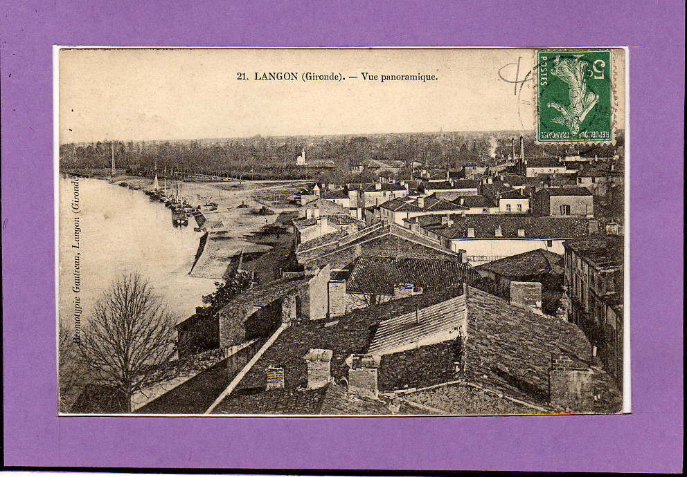 Carte  Postale De Langon -- Vue Panoramique - Langon