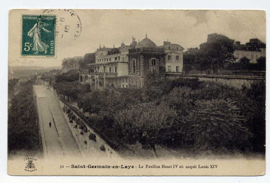 C4  - SAINT-GERMAIN EN LAYE - Le Pavillon Henri IV Où Naquit Louis XIV (1910) - St. Germain En Laye (castle)