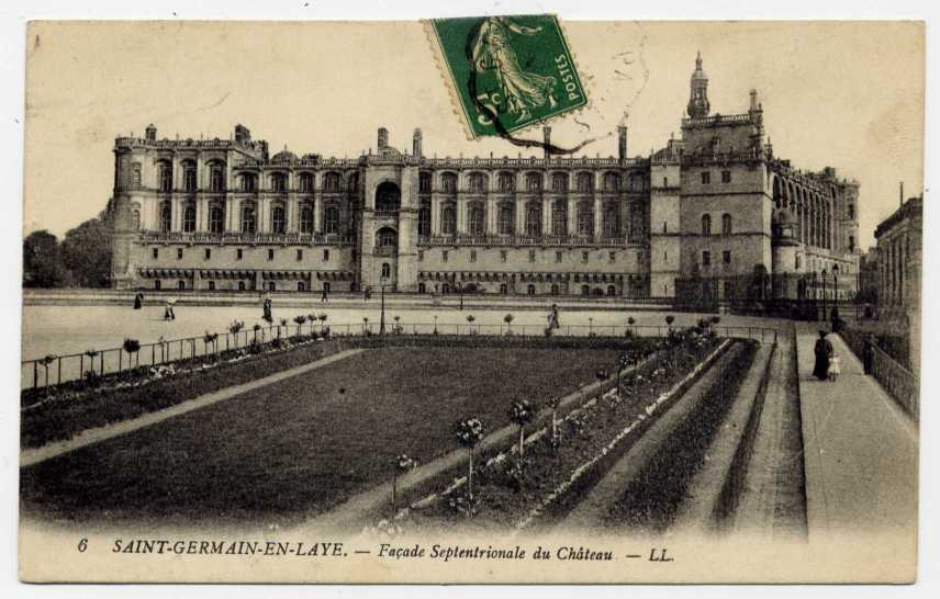 C4  - SAINT-GERMAIN EN LAYE - Façade Septentrionale Du Château - St. Germain En Laye (Castillo)