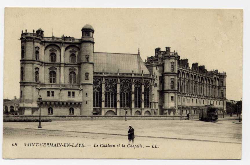 C4  - SAINT-GERMAIN EN LAYE - Le Château Et La Chapelle - St. Germain En Laye (castle)