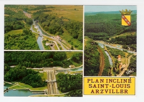 Saint Louis Azviller: Plan Incliné Du Canal De La Marne Au Rhin (06-1227) - Arzviller