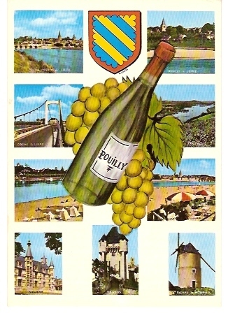 MOULINS/POUILLY Sur LOIRE/CPM Circulée 1977/ - Moulins à Vent