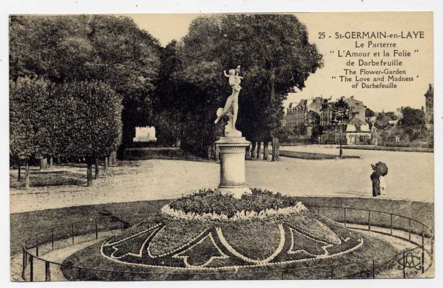 C5  - SAINT-GERMAIN EN LAYE - Le Parterre, L'Amour Et La Folie De DARBEFEUILLE - St. Germain En Laye (Kasteel)