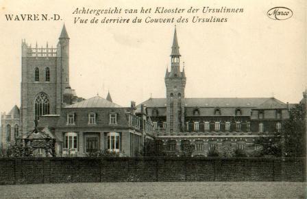 A0012 - Carte Postale De Wavre Notre-Dame - Vue De Derr!ère Du Couvent Des Ursulines - édition Marco - Rare Vue De L'arr - Sint-Katelijne-Waver