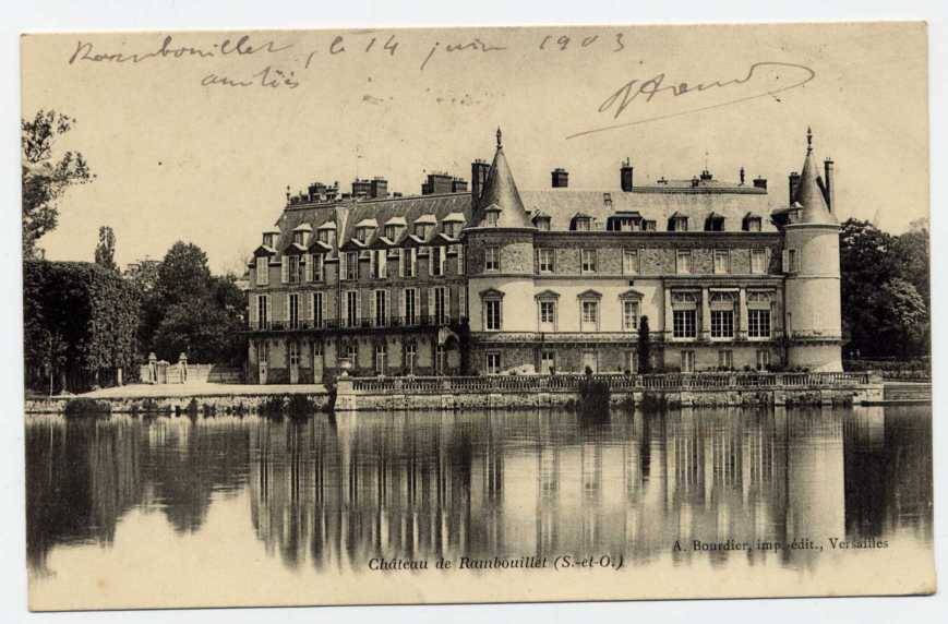 C5  - RAMBOUILLET - Le Château (1903 - Dos Non Divisé) - Rambouillet (Kasteel)