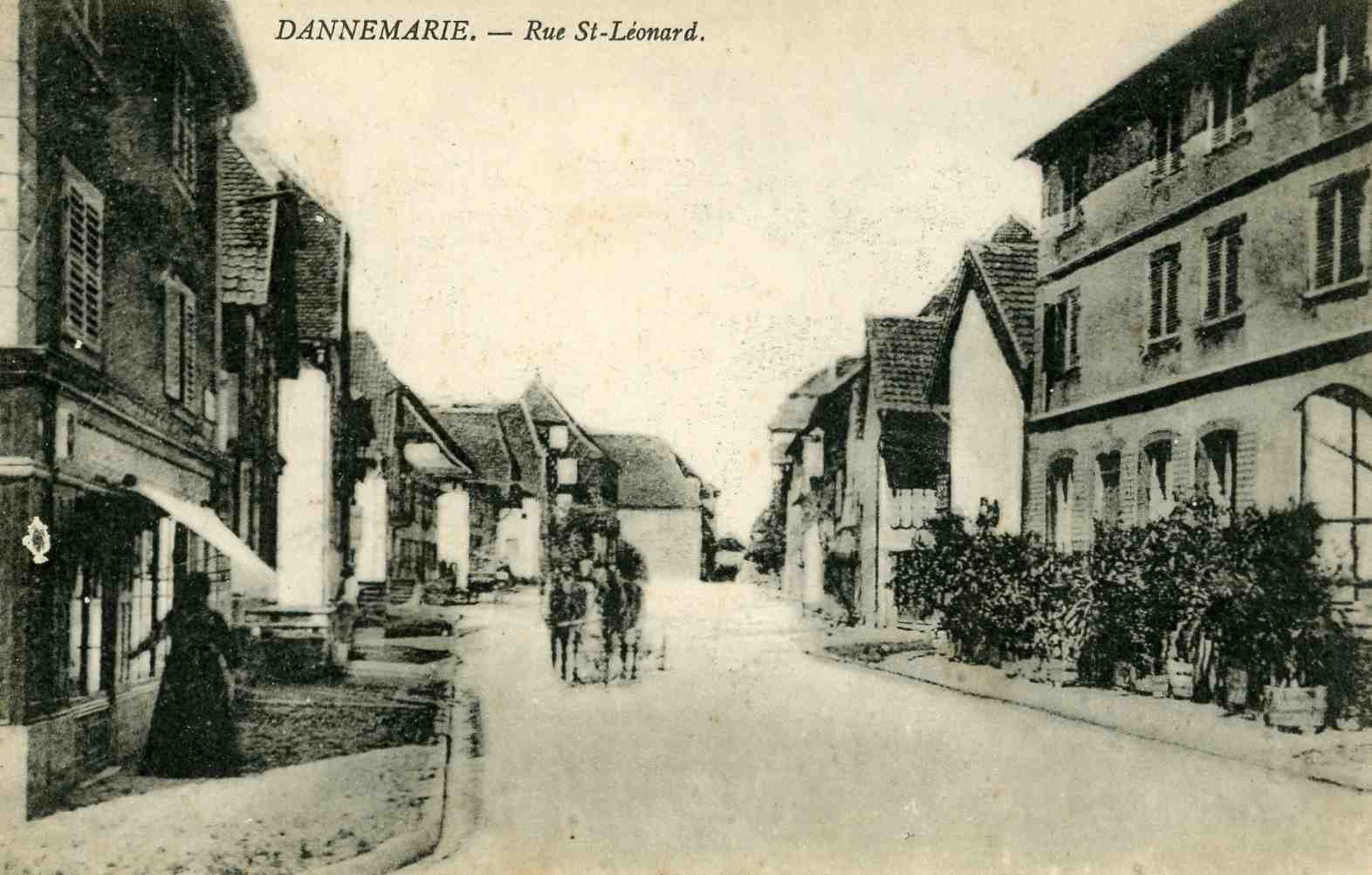 68-  DANNEMARIE- RUE SAINT LEONARD. - Dannemarie