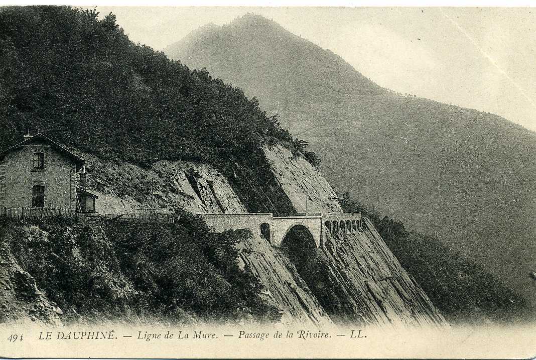 ISERE Ligne De La Mure Passage De La Rivoire (Dos Non Séparé LL) - La Mure