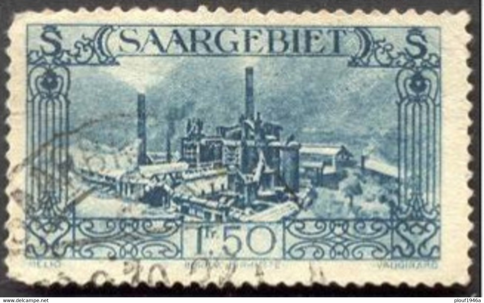 Pays : 430 (Sarre : Occupation Française)  Yvert Et Tellier N° :  117 (o) - Used Stamps