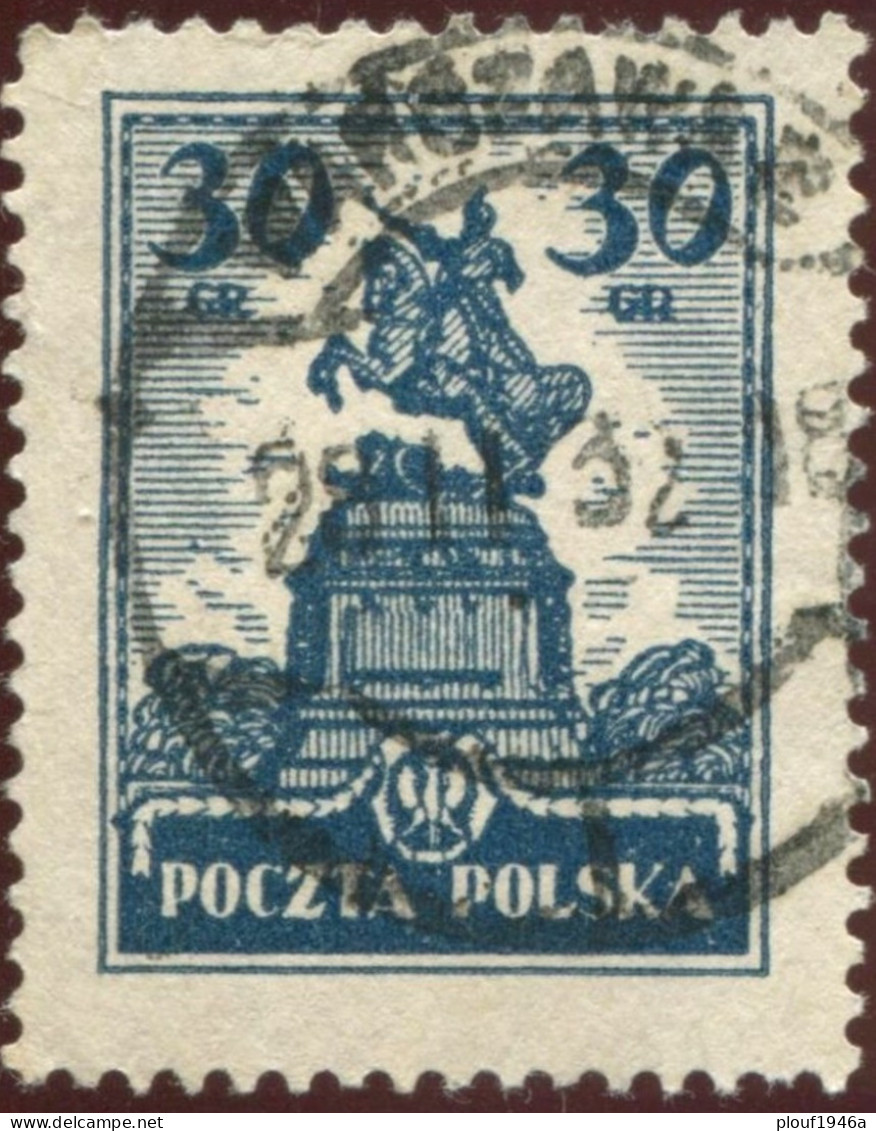 Pays : 390,2 (Pologne : République)  Yvert Et Tellier N° :    318 (o)  Type I  / Polonais 213 I - Used Stamps