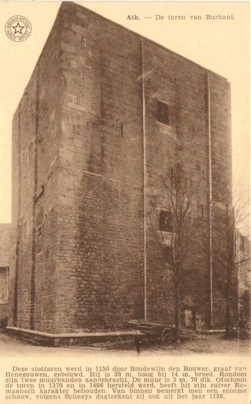 ATH La Tour Burbant - De Toren Van Burbant * Descriptif En Néerlandais Mais Ville En Français * Rare * - Ath