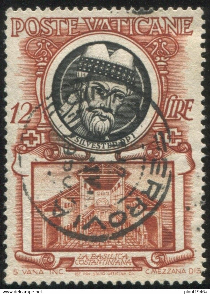 Pays : 495 (Vatican (Cité Du))  Yvert Et Tellier N° :   179 (o) - Used Stamps