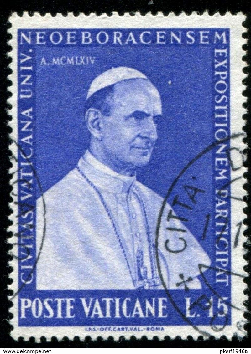 Pays : 495 (Vatican (Cité Du))  Yvert Et Tellier N° :   401 (o) - Usados