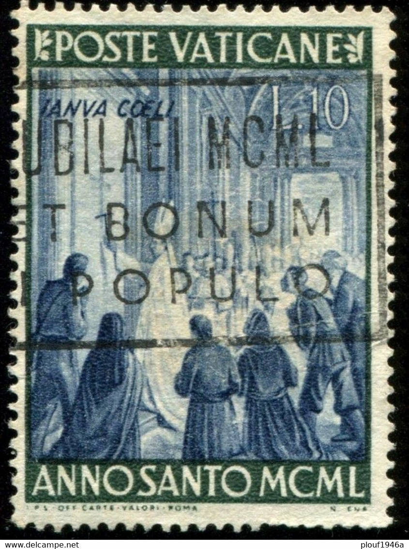 Pays : 495 (Vatican (Cité Du))  Yvert Et Tellier N° :   153 (o) - Usati