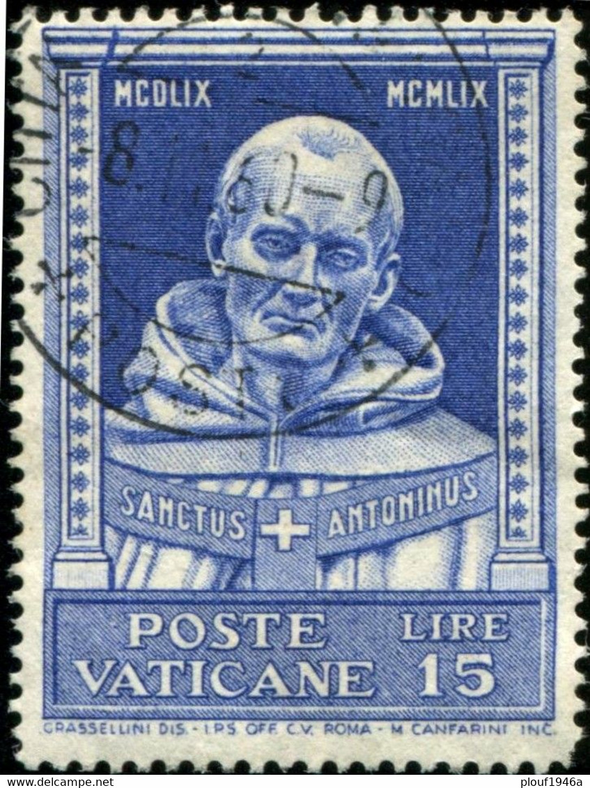 Pays : 495 (Vatican (Cité Du))  Yvert Et Tellier N° :   289 (o) - Used Stamps