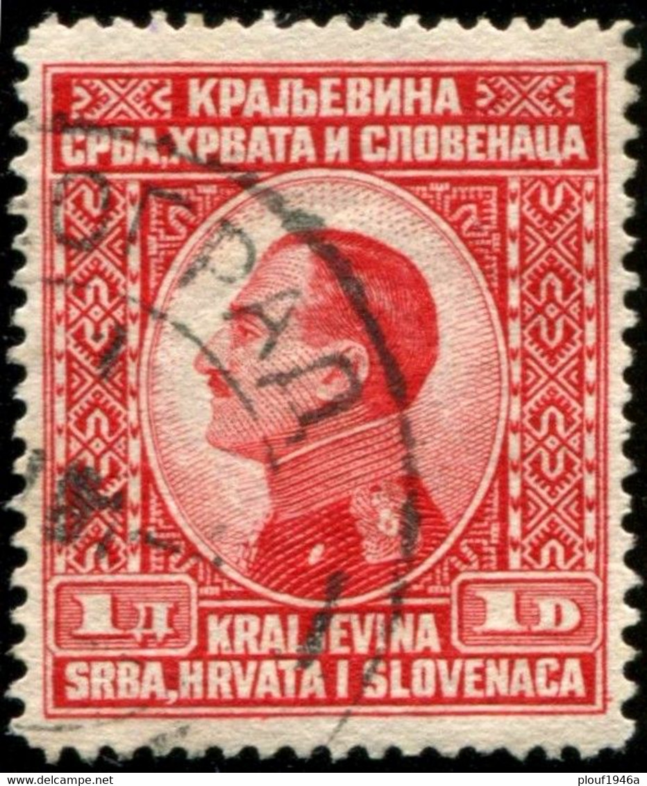 Pays : 410,60 (Royaume Des Serbes, Croates Et Slovènes)  Yvert Et Tellier N° :   160 (o) - Used Stamps
