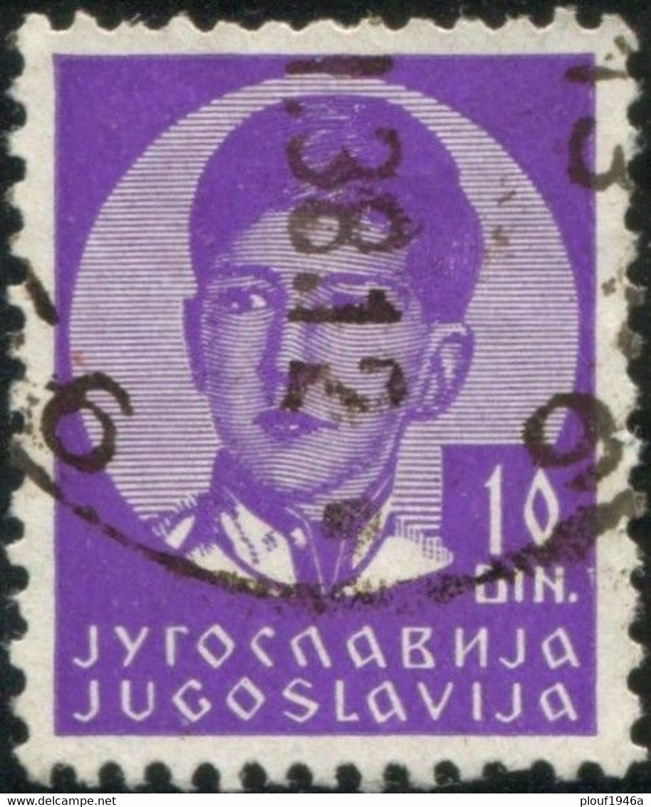 Pays : 507,1 (Yougoslavie : Royaume De)   Yvert Et Tellier N° :   286 (o) - Usados